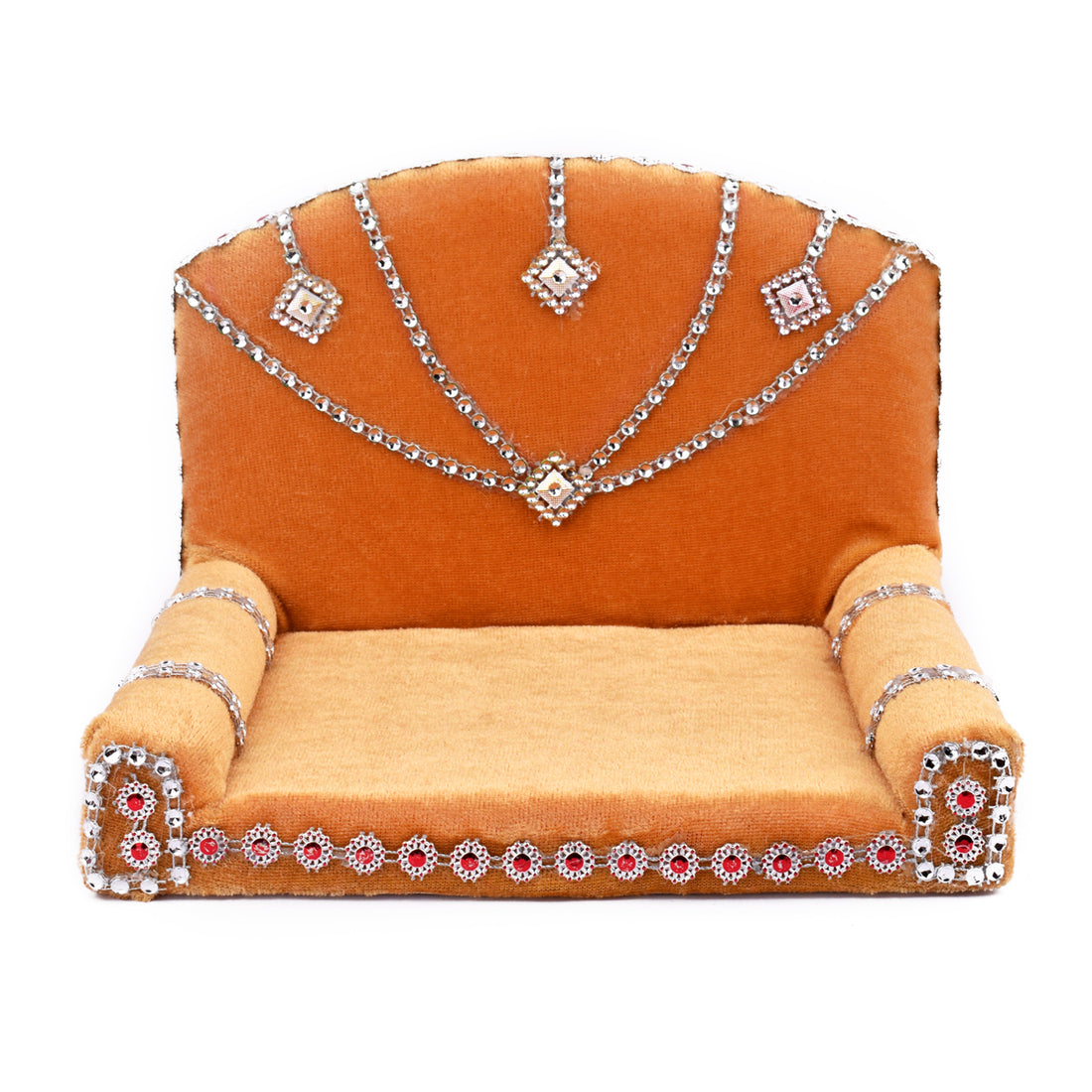 Laddu Gopal's Velvet Charisma: A Sacred Singhasan