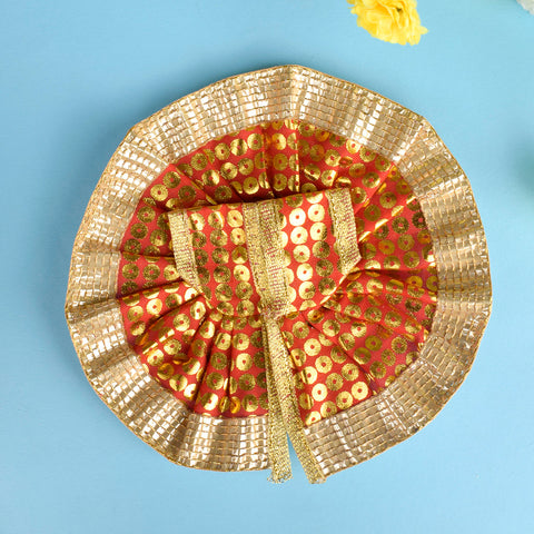 Divine Laddu Gopal Dress Set with vibrant embroidery and premium fabric, perfect for worship and decoration. Indiaβs Largest Pooja Accessories Brand β www.satvikstore.in