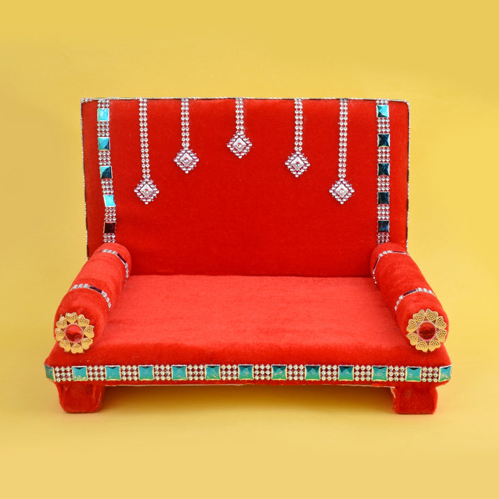Serenading Velvet Singhasan Large for Laddu Gopal – India’s Largest Pooja Accessories Brand – www.satvikstore.in