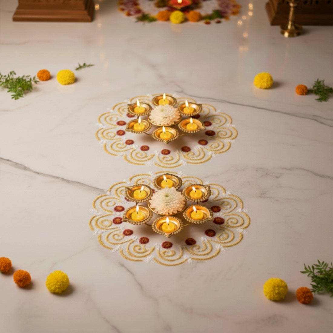 Decorative Urli Diya for Home & Temple Decor