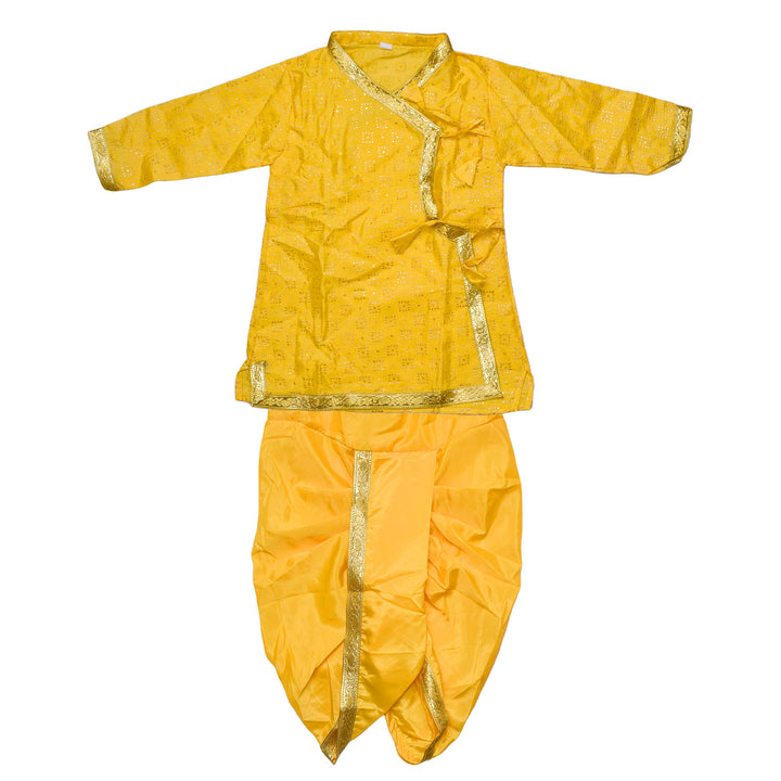 Bright Yellow Laddu Gopal Dress Set β Traditional Krishna Costume β Indiaβs Largest Pooja Accessories Brand β www.satvikstore.in