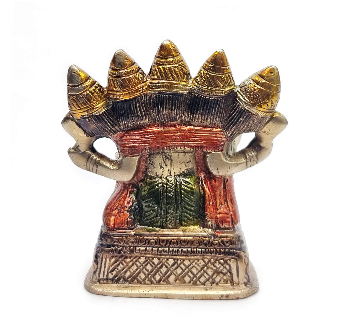 Brass Panchmukhi Ganesh Statue Puja Store Online Pooja Items Online Puja Samagri Pooja Store near me www.satvikstore.in