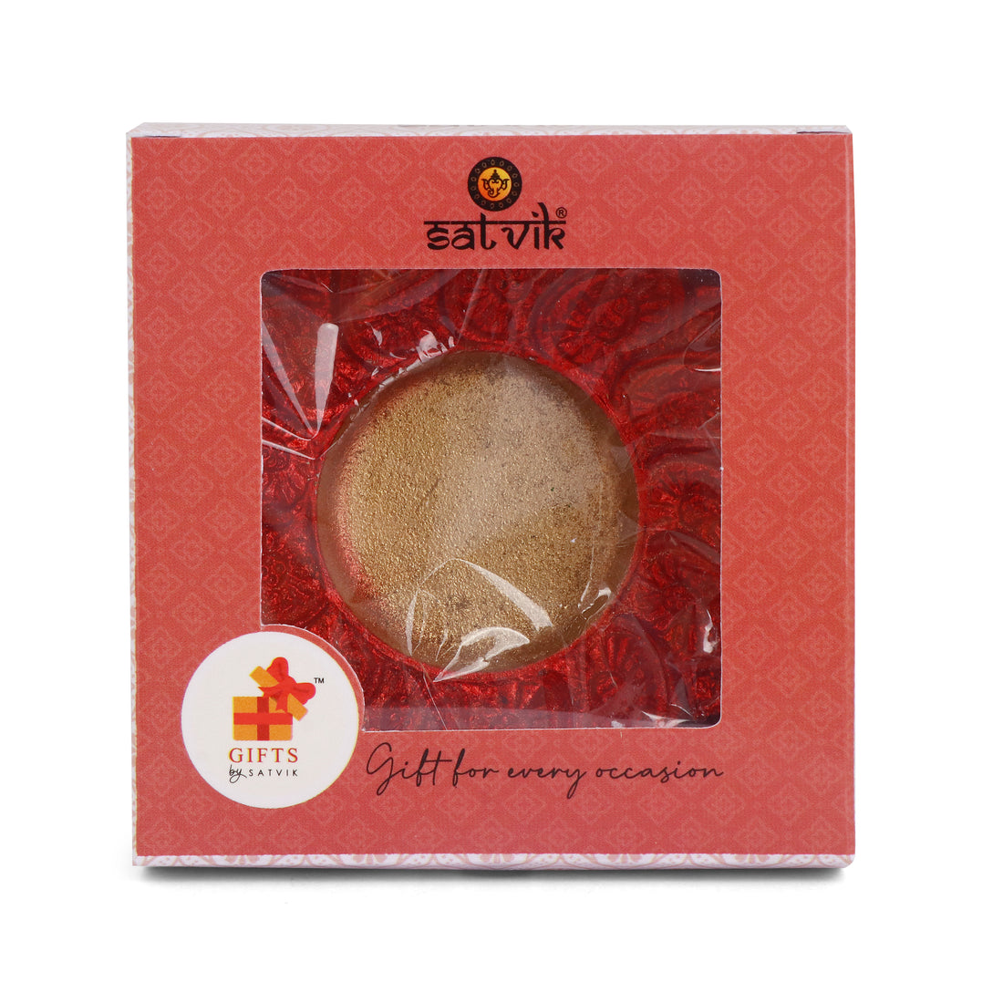 Floral Chakra Metal Diya in Red Color (Pack of 2)