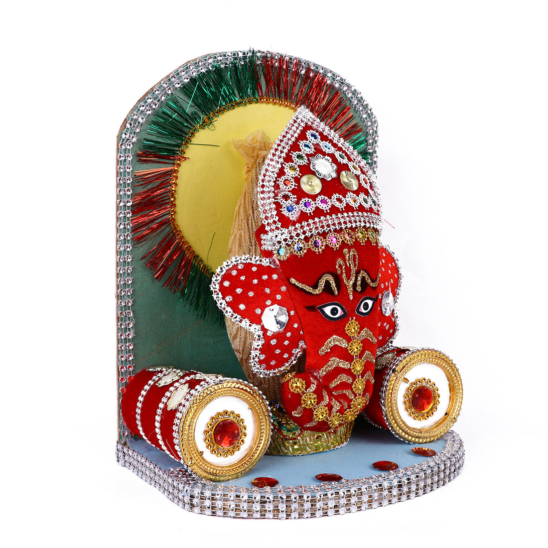 Ganesha Singhasan (Green)