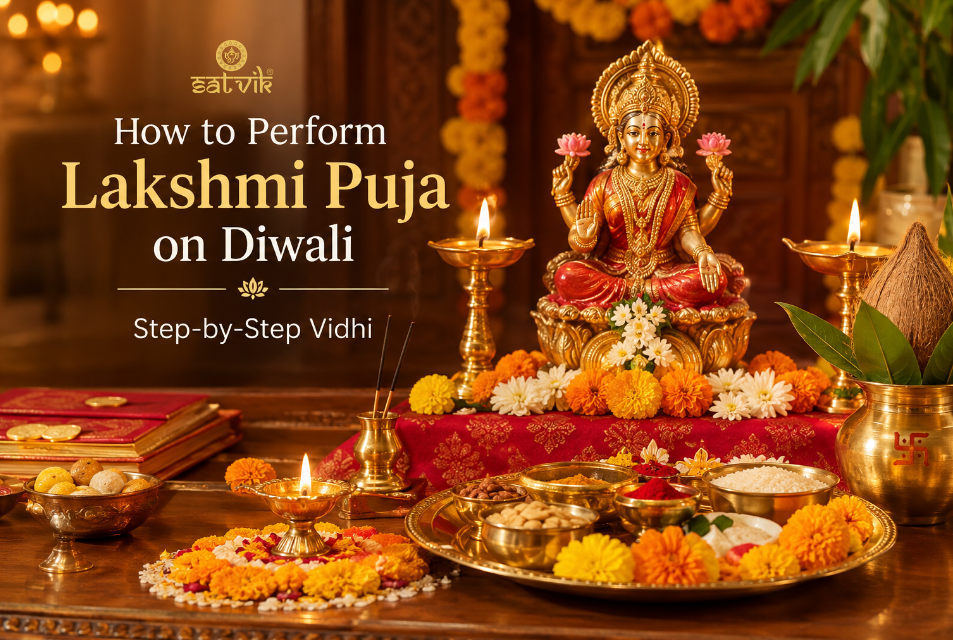 How to Perform lakshmi puja on diwali - Satvikstore.in