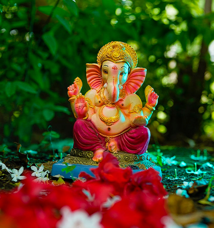 Eco Friendly Ganesha Eco Friendly Ganpati Idol Murti Statue Shadu Mati Clay Tree Ganesha Plant a ganesha Murti Statue