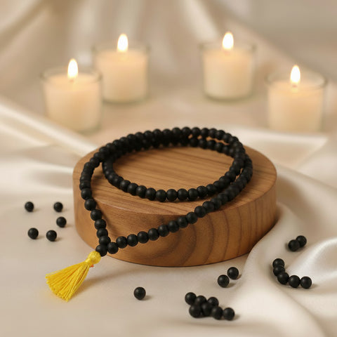 Karungali Mala 108+1 Beads Spiritual Protection & Focus Govt Certified Original