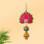 Elegant Lotus with Bell Side Wall Hangings