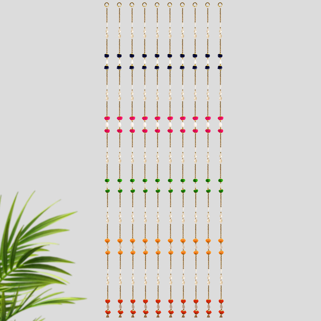 Elegant Pom Pom Wall Hanging Backdrop For Wall Decoration (10 Latkans)