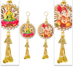 Laxmi Ganesh Shubh Labh Side Door Wall Hangings
