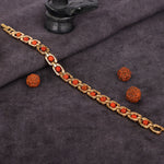 Rudraksha Bracelet Gold Plated Premium IGP Coating