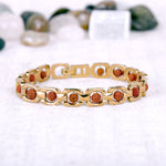 Rudraksha Bracelet Gold Plated Premium IGP Coating