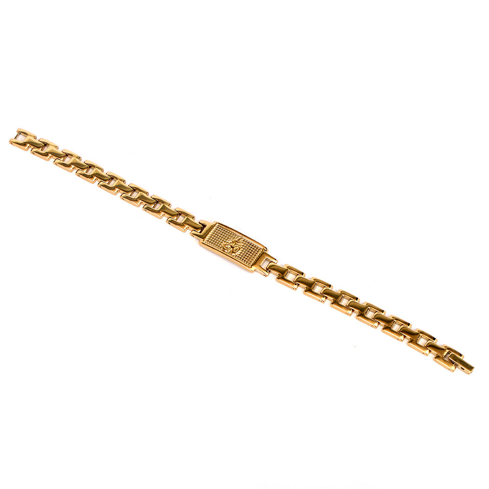 Om Bracelet Gold Plated Minimal Spiritual Premium IGP Coating
