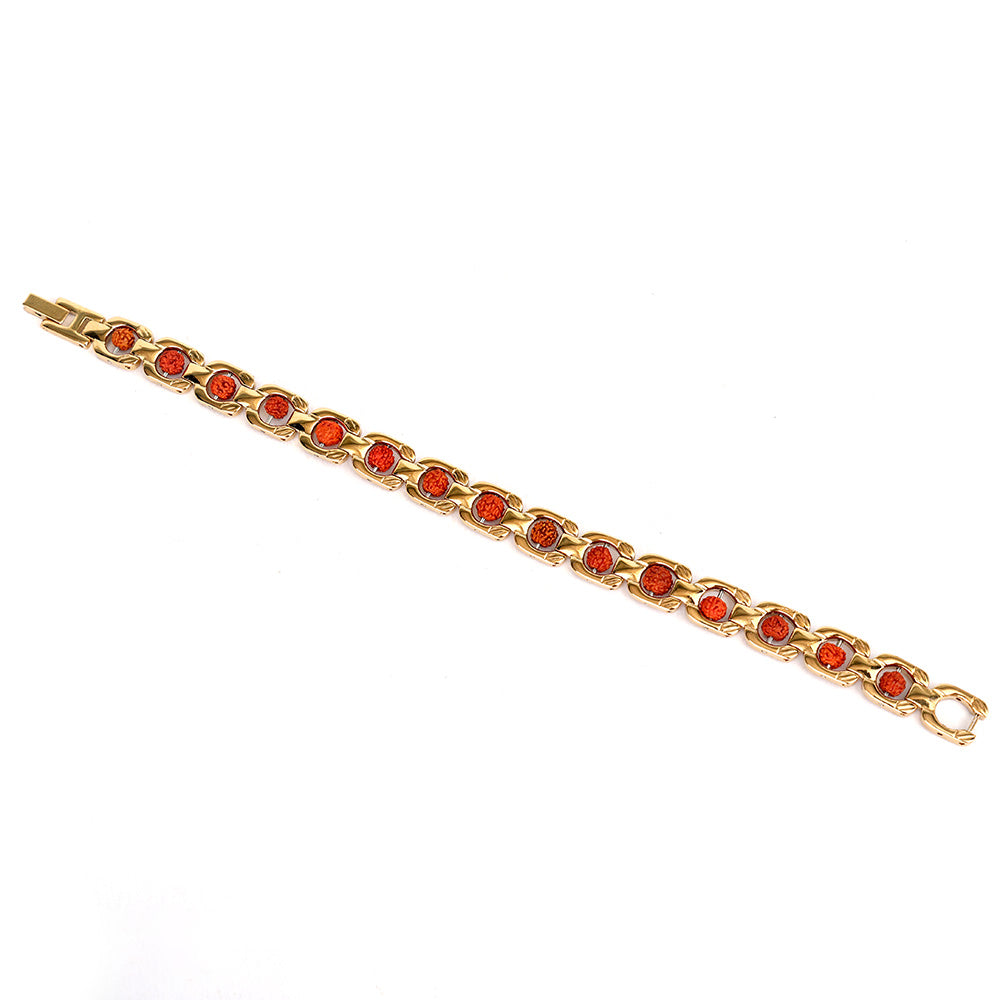 Rudraksha Bracelet Gold Plated Premium IGP Coating