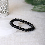 Black Onyx Crystal Bracelet 8mm Reiki Healing Spiritual Wear