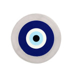Selenite Plate with Evil Eye Spiritual Protection Tool