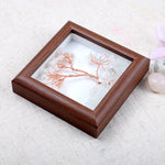 Clear Quartz Tree with Frame Decorative Spiritual Piece