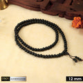 100% original and government certified 12 mm Karungali mala with Sumeru bead, designed for meditation, spiritual protection, and positive energy. India’s Premium Jap Mala Store - www.satvikstore.in
