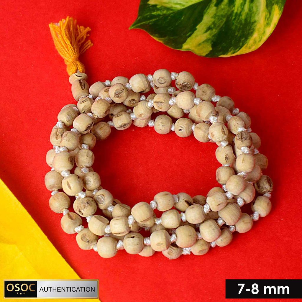100% original Tulsi Kanthi Jap Mala (7-8mm) for mantra chanting, meditation, and Vaishnav spiritual practices. 
India’s Premium Jap Mala Store - www.satvikstore.in
