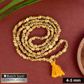 100% original 4-5mm Tulsi Kanthi Jaap Mala small beads made from natural Tulsi wood for chanting and spiritual wear. India’s Largest Pooja Accessories Brand – www.satvikstore.in
