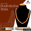 Original 10 Mukhi Rudraksha Mala with 108 Beads for Meditation and Divine Protection. India’s Premium Jap Mala Store - www.satvikstore.in