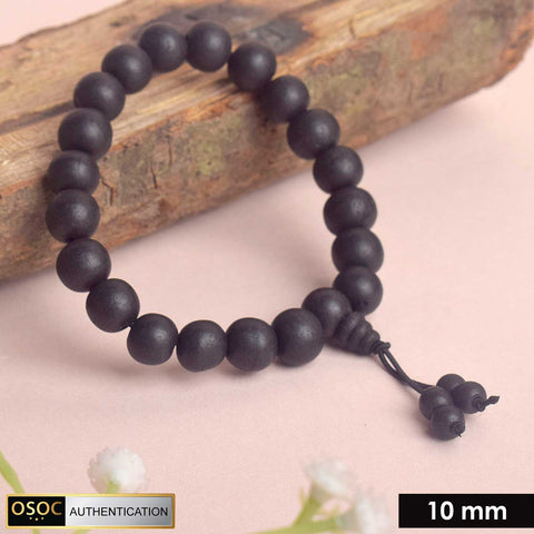 10mm Govt. Certified Karungali Bracelet with Matt Finish