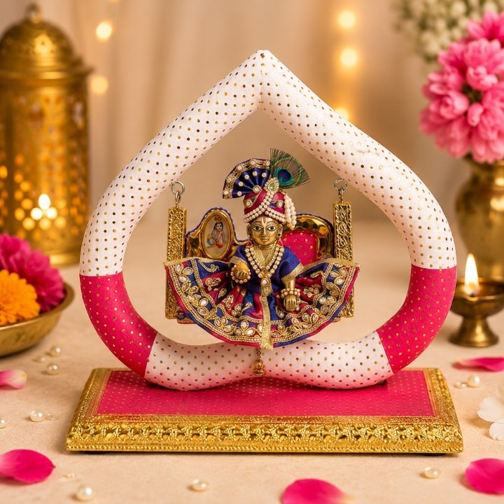 Exquisite Jhula for Laddu Gopal