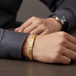 Om Bracelet Gold Plated Premium IGP Coating Spiritual Bracelet
