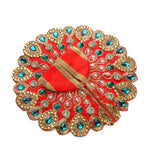 Size 2 Premium Heavy Stone & Pearl Laddu Gopal Dress