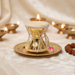 2.5 Inch Divine Brass Damru for Lord Shiva