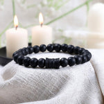 Govt. Certified 8mm Karungali Damru Bracelet Spiritual Healing Wear