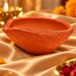Akhand Clay Diya for Diwali Pujan