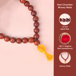 12mm 27 Bead Red Chandan Mani Mala