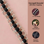 Silver Plated Karungali Bracelet – Govt Certified Premium IGP Spiritual Wear
