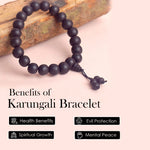 10mm Govt. Certified Karungali Bracelet with Gloss Finish