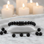 Govt. Certified 8mm Karungali Damru Bracelet Spiritual Healing Wear