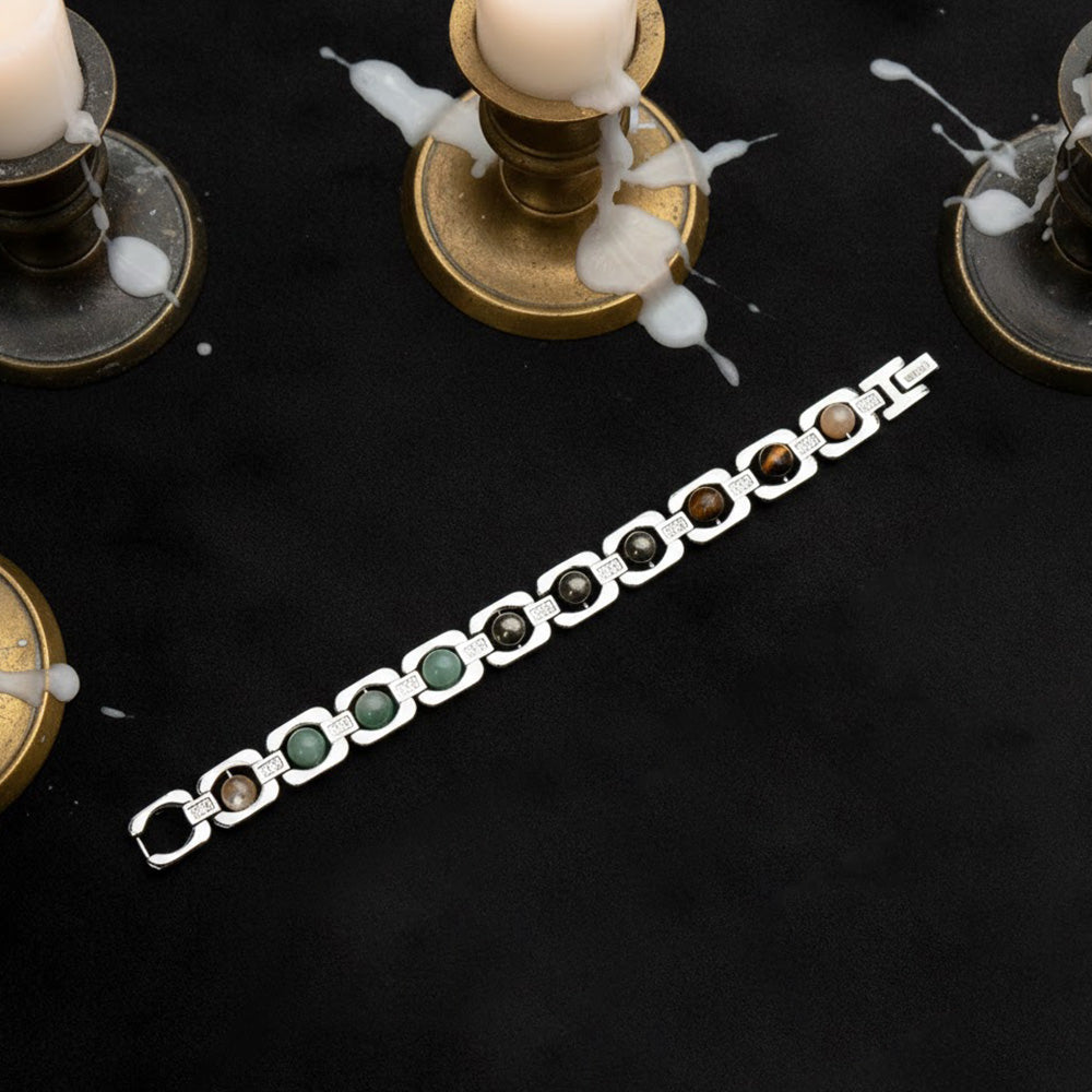 Silver Plated Money Magnet Bracelet Unisex Spiritual Wear