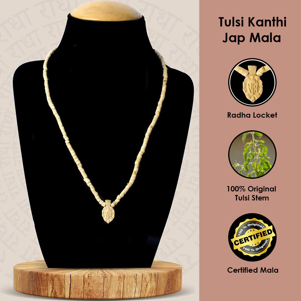 100% Original Tulsi Kanthi Mala With Radha Locket