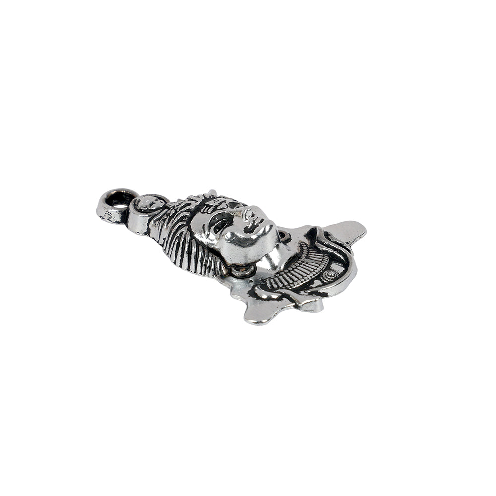 Silver Plated Hanuman Ji Pendant with Gadha – Strength & Protection