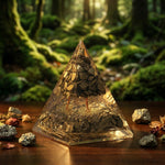 Pyrite Tree Pyramid Decorative Spiritual Piece