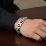 Silver Plated Money Magnet Bracelet Unisex Spiritual Wear