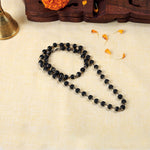 Karungali Mala Silver Capping 8mm 54 Beads Spiritual Protection Govt Certified
