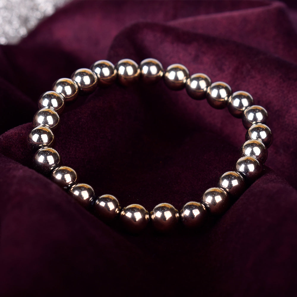 Black Obsidian Evil Eye & Golden Pyrite Bracelet Combo | Protection & Wealth Energy
