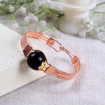 Ebony Wood Karungali Copper Plated Kada Authentic Spiritual Wear