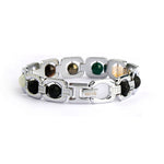 Dhanyog Silver Plated Bracelet Unisex Spiritual Wear IGP