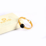 Ebony Wood Karungali Gold Plated Kada Authentic Spiritual Wear