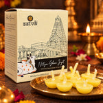50 Pc Pure Cow Ghee Diya Wicks (Wax Free)