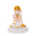 Premium White Marble Dust Hanuman Ji Statue