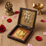 Radha Krishna Charan Paduka Box - Medium