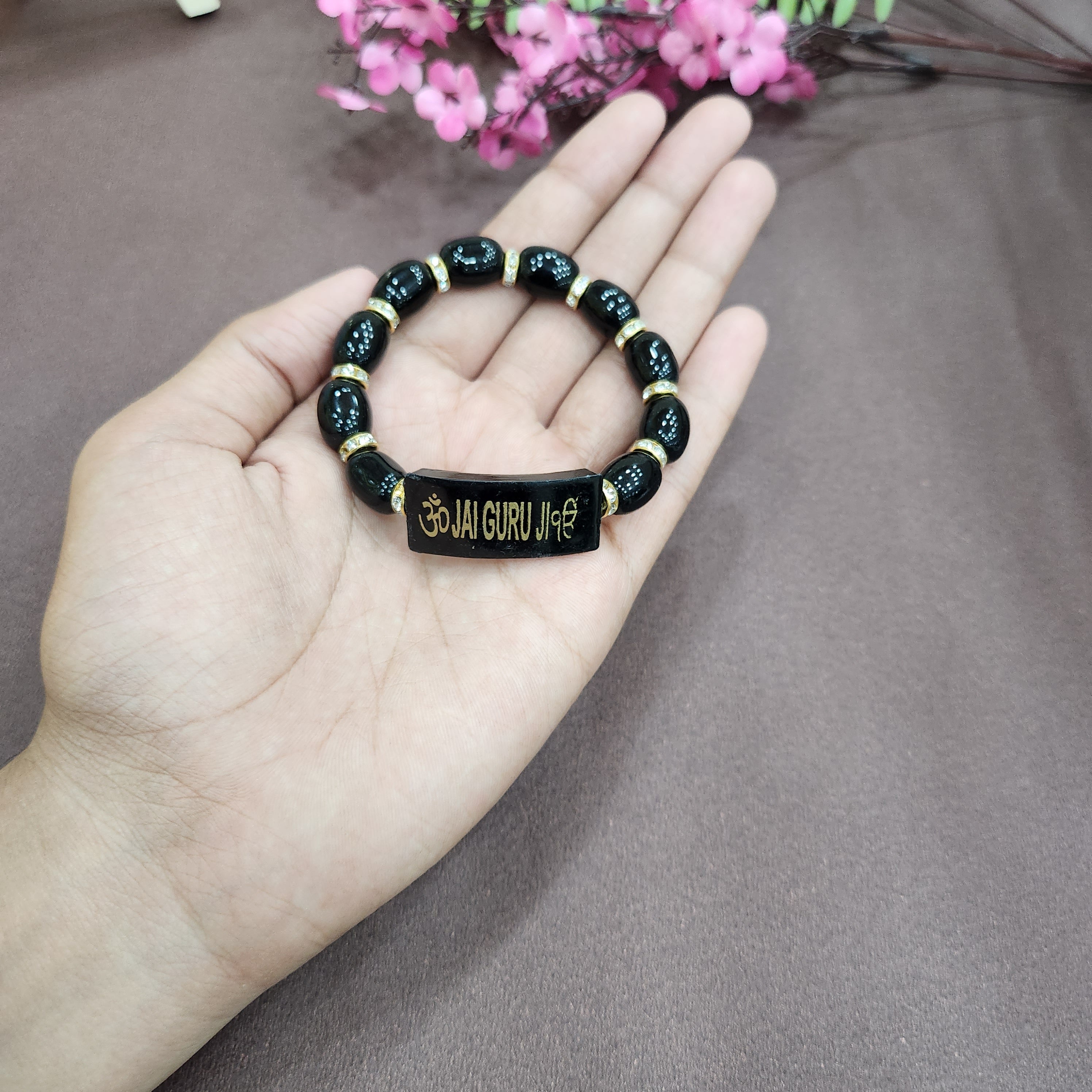 Buy CrafttPremium Rose Gold Jai Guruji Bracelet Kada | Guruji bracelets |Guru  Ji Bracelets | Guruji Swaroop Bracelets | Guruji Blessings Bracelets for  Women/Men Online at desertcartIreland